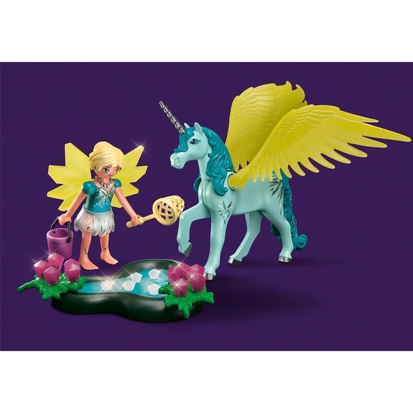 PLAYMOBIL 70809 Ayuma Crystal Fairy Mit Einhorn, Konstruktionsspielzeug – Bild 3