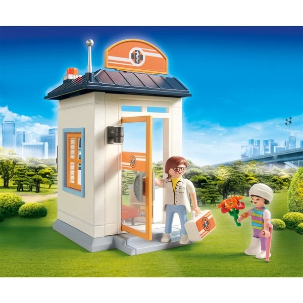 PLAYMOBIL 70818 City Life Starter Pack Kinderärztin, Konstruktionsspielzeug – Bild 3