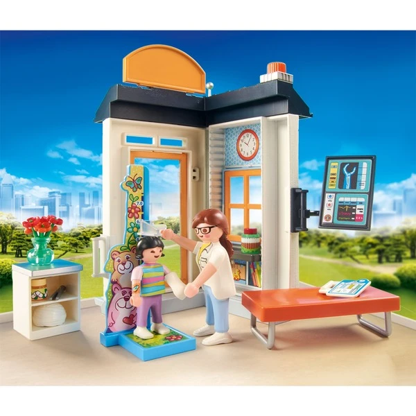PLAYMOBIL 70818 City Life Starter Pack Kinderärztin, Konstruktionsspielzeug – Bild 4
