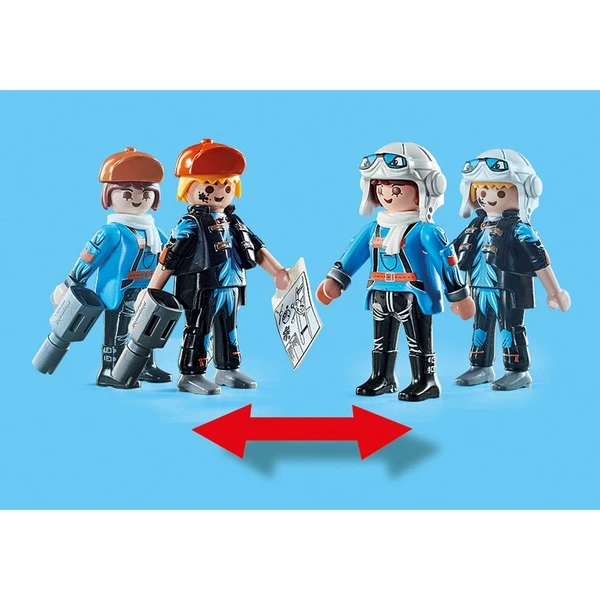 PLAYMOBIL 70831 Air Stuntshow Doppeldecker "Phönix", Konstruktionsspielzeug – Bild 6