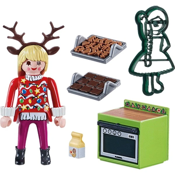 PLAYMOBIL 70877 SpecialPLUS Weihnachtsbäckerei, Konstruktionsspielzeug – Bild 2