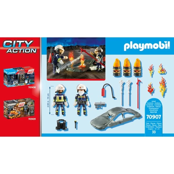 PLAYMOBIL 70907 City Action Starter Pack Feuerwehrübung, Konstruktionsspielzeug – Bild 5