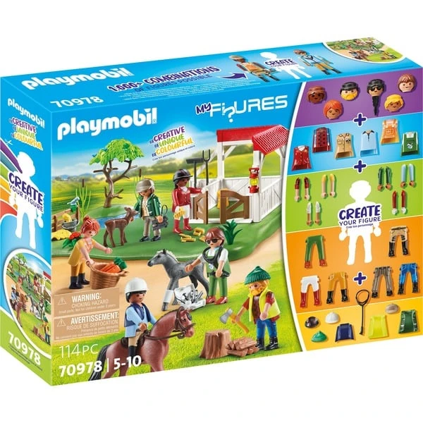 PLAYMOBIL 70978 My Figures Horse Ranch, Konstruktionsspielzeug