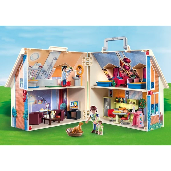 PLAYMOBIL 70985 Dollhouse Mitnehm-Puppenhaus, Konstruktionsspielzeug – Bild 3