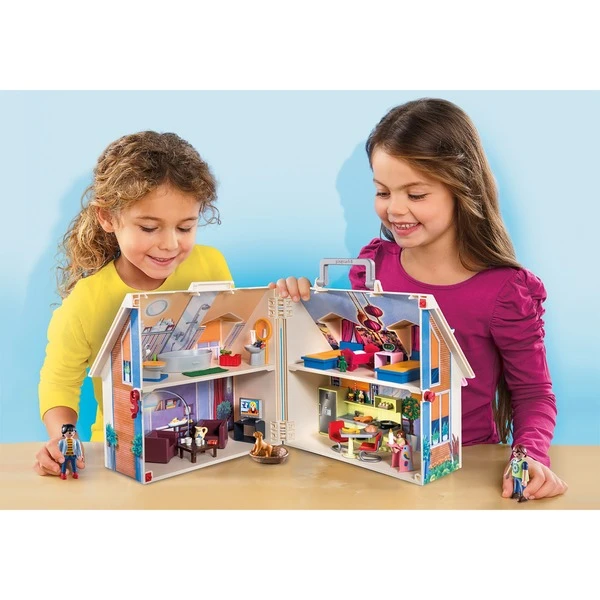 PLAYMOBIL 70985 Dollhouse Mitnehm-Puppenhaus, Konstruktionsspielzeug – Bild 5
