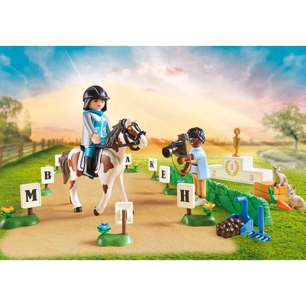 PLAYMOBIL 70996 Reitturnier, Konstruktionsspielzeug – Bild 3