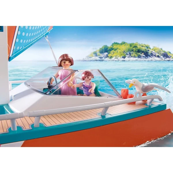 PLAYMOBIL 71043 Family Fun Katamaran, Konstruktionsspielzeug – Bild 4