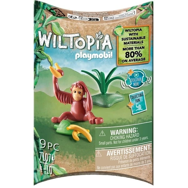 PLAYMOBIL 71074 Wiltopia Junger Orang-Utan, Konstruktionsspielzeug