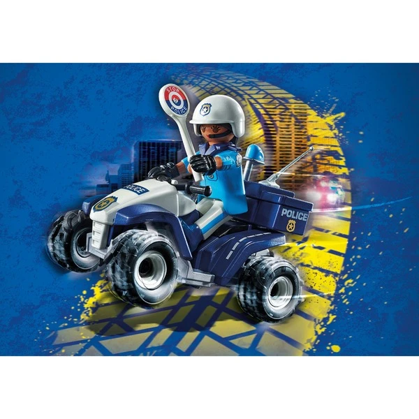 PLAYMOBIL 71092 City Action Polizei-Speed Quad, Konstruktionsspielzeug – Bild 3
