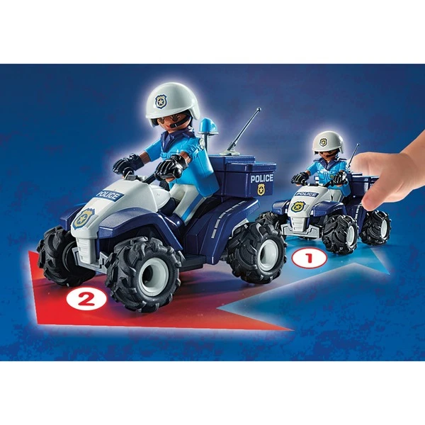 PLAYMOBIL 71092 City Action Polizei-Speed Quad, Konstruktionsspielzeug – Bild 4