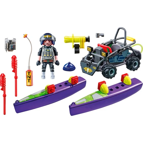 PLAYMOBIL 71147 City Action SWAT-Multi-Terrain-Quad, Konstruktionsspielzeug – Bild 2