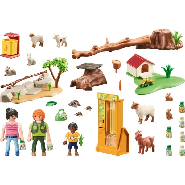 PLAYMOBIL 71191 Family Fun Streichelzoo, Konstruktionsspielzeug – Bild 2