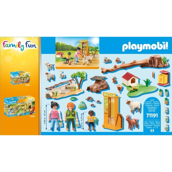 PLAYMOBIL 71191 Family Fun Streichelzoo, Konstruktionsspielzeug – Bild 5