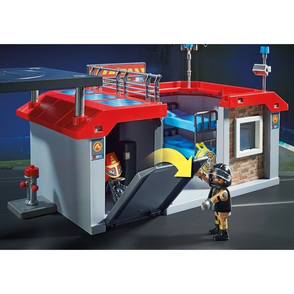 PLAYMOBIL 71193 City Action Mitnehm-Feuerwehrstation, Konstruktionsspielzeug – Bild 6