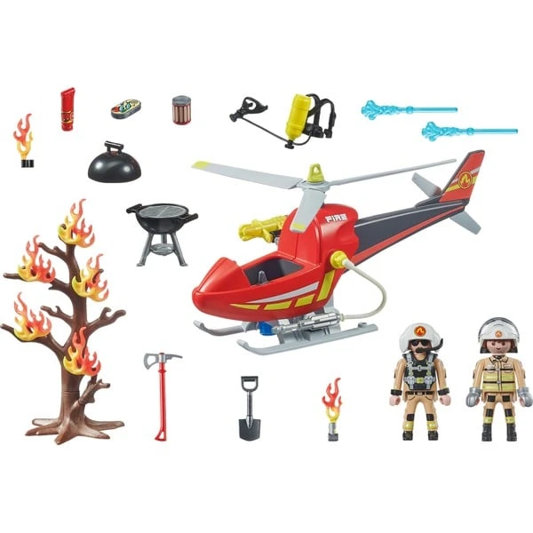 PLAYMOBIL 71195 City Action Feuerwehr-Hubschrauber, Konstruktionsspielzeug – Bild 2