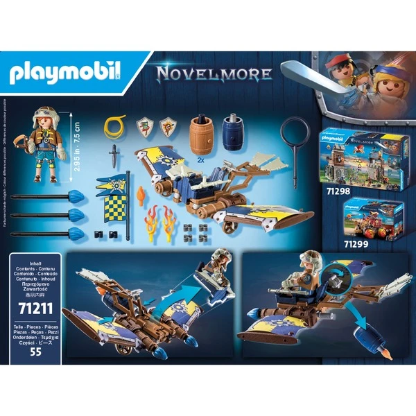 PLAYMOBIL 71211 Novelmore Darios Fluggleiter, Konstruktionsspielzeug – Bild 10
