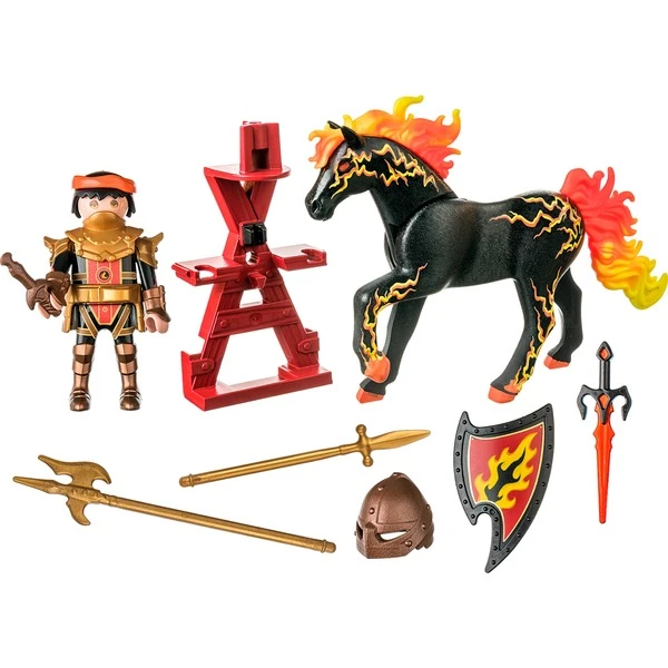 PLAYMOBIL 71213 Novelmore Burnham Raiders - Feuerritter, Konstruktionsspielzeug – Bild 2