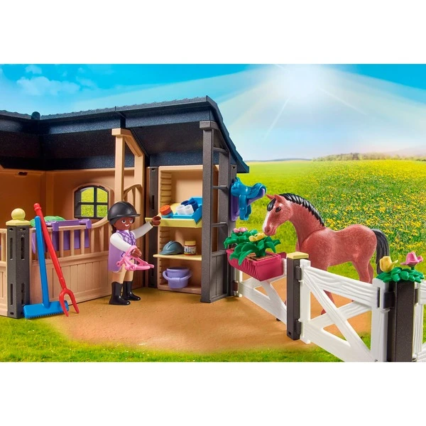 PLAYMOBIL 71238 Reitstall, Konstruktionsspielzeug – Bild 4