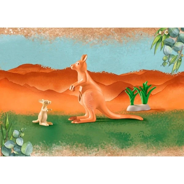 PLAYMOBIL 71290 Wiltopia Känguru Mit Jungtier, Konstruktionsspielzeug – Bild 3