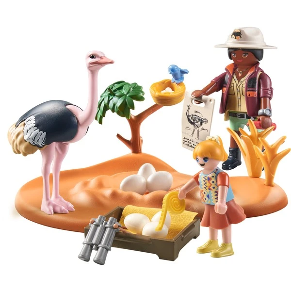PLAYMOBIL 71296 Wiltopia Zu Gast Bei Papa Strauß, Konstruktionsspielzeug – Bild 2