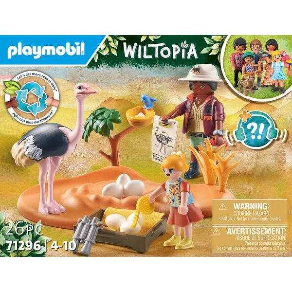 PLAYMOBIL 71296 Wiltopia Zu Gast Bei Papa Strauß, Konstruktionsspielzeug – Bild 6