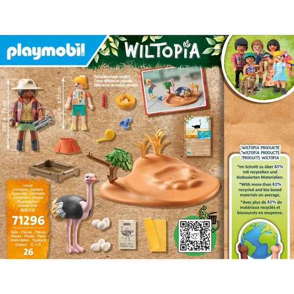 PLAYMOBIL 71296 Wiltopia Zu Gast Bei Papa Strauß, Konstruktionsspielzeug – Bild 7