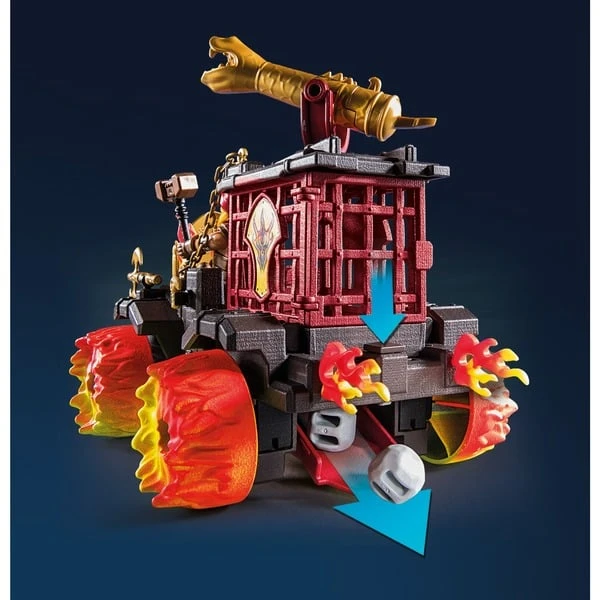 PLAYMOBIL 71299 Novelmore Burnham Raiders - Feuerkampfwagen, Konstruktionsspielzeug – Bild 4