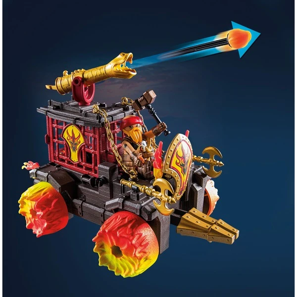 PLAYMOBIL 71299 Novelmore Burnham Raiders - Feuerkampfwagen, Konstruktionsspielzeug – Bild 5