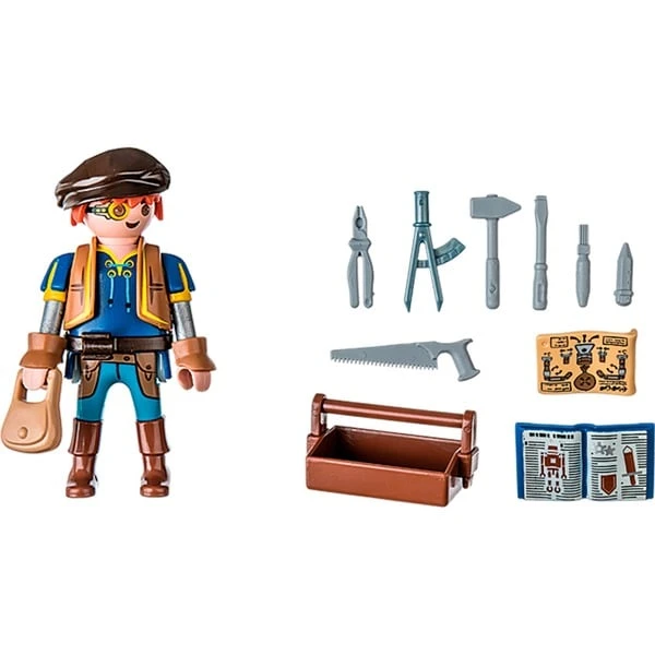 PLAYMOBIL 71302 Novelmore - Dario Mit Werkzeug, Konstruktionsspielzeug – Bild 2