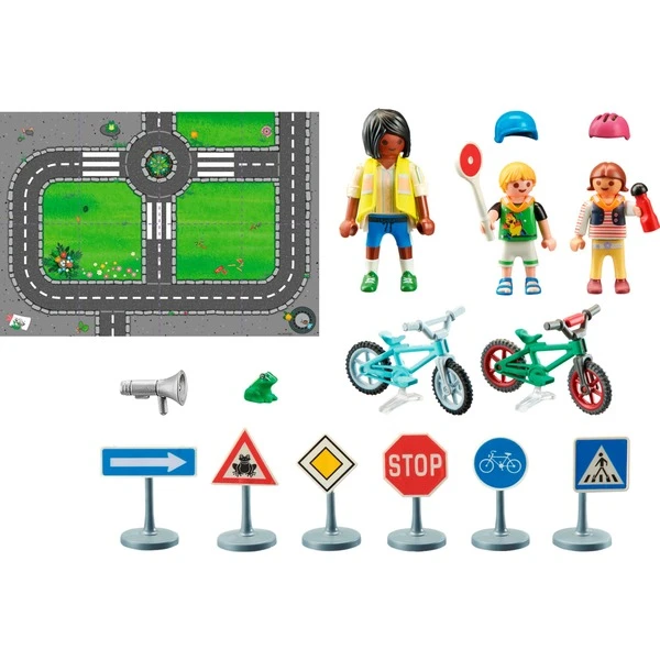 PLAYMOBIL 71332 City Life Fahrradparcours, Konstruktionsspielzeug – Bild 2