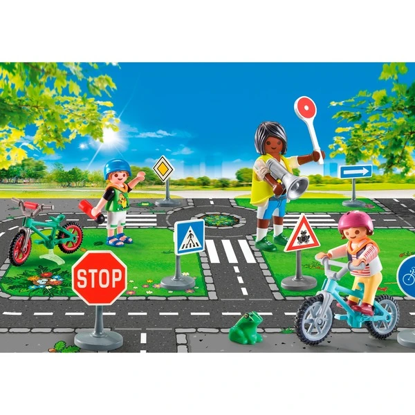 PLAYMOBIL 71332 City Life Fahrradparcours, Konstruktionsspielzeug – Bild 3