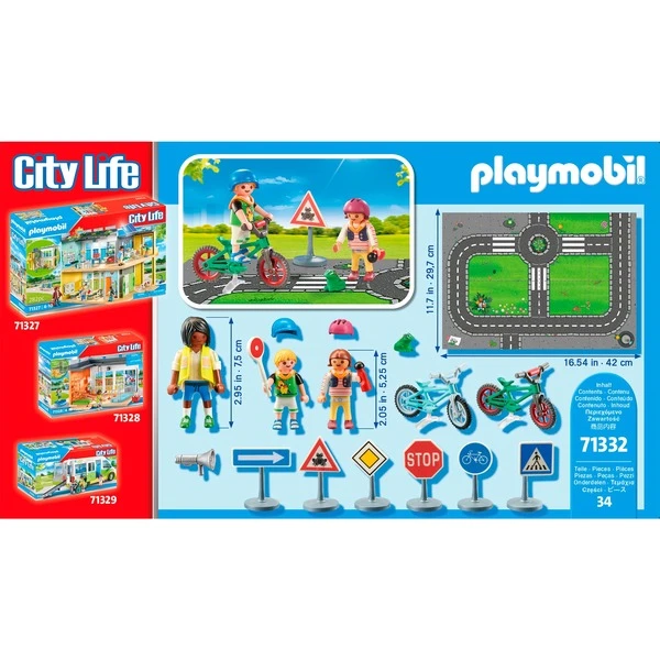 PLAYMOBIL 71332 City Life Fahrradparcours, Konstruktionsspielzeug – Bild 5