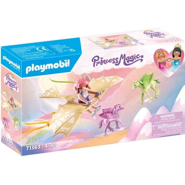 PLAYMOBIL 71363 Princess Magic Himmlischer Ausflug Mit Pegasusfohlen, Konstruktionsspielzeug