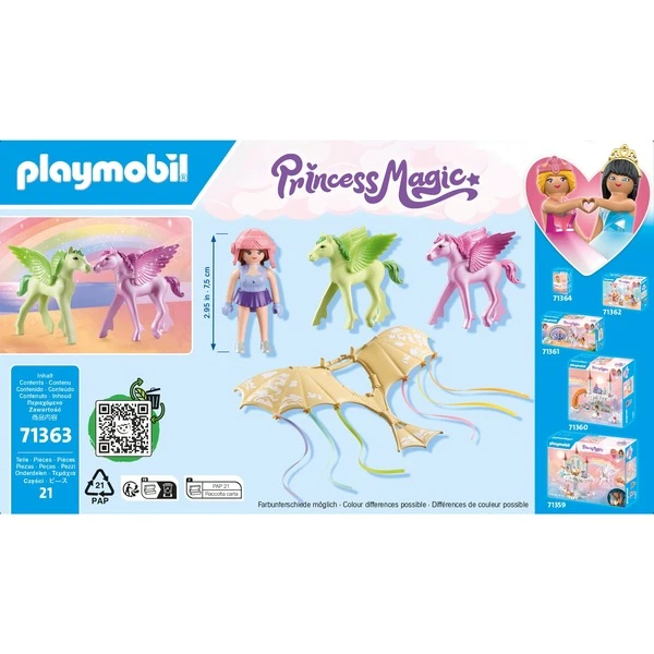 PLAYMOBIL 71363 Princess Magic Himmlischer Ausflug Mit Pegasusfohlen, Konstruktionsspielzeug – Bild 7