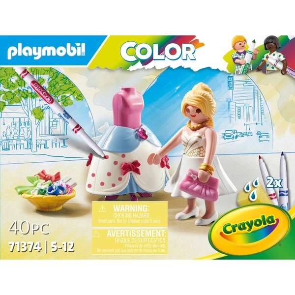 PLAYMOBIL 71374 Color Fashion Kleid, Konstruktionsspielzeug – Bild 6