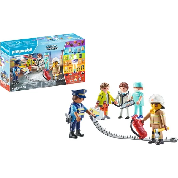 PLAYMOBIL 71400 My Figures: Rescue, Konstruktionsspielzeug – Bild 4