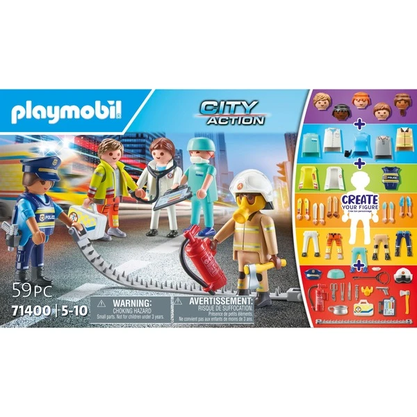 PLAYMOBIL 71400 My Figures: Rescue, Konstruktionsspielzeug – Bild 5