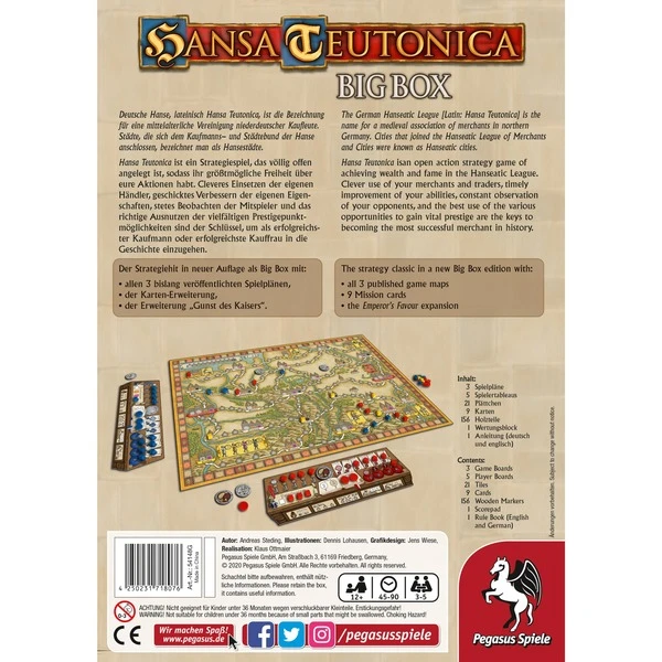 Pegasus Hansa Teutonica Big Box, Brettspiel – Bild 4