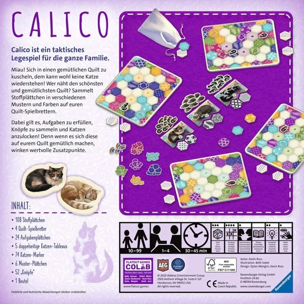 Ravensburger Calico, Brettspiel – Bild 4