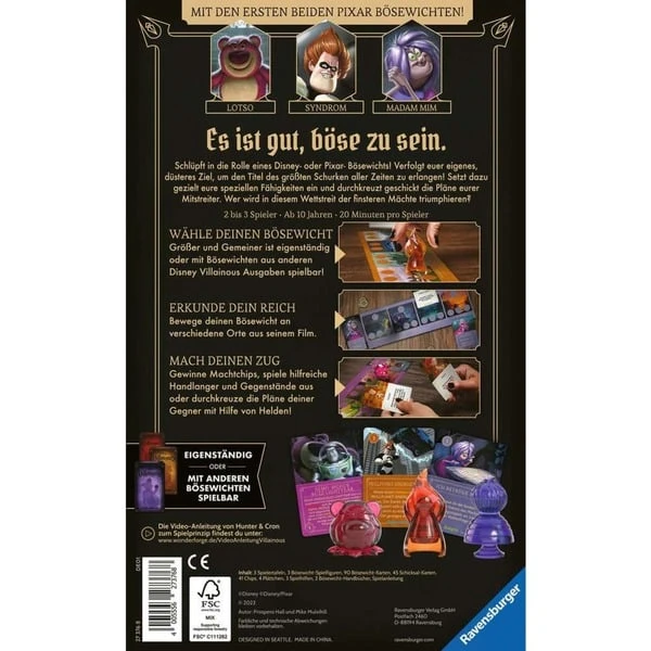 Ravensburger Disney Villainous - Größer Und Gemeiner, Brettspiel – Bild 3