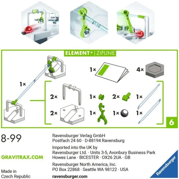 Ravensburger GraviTrax Element Zipline, Bahn – Bild 2
