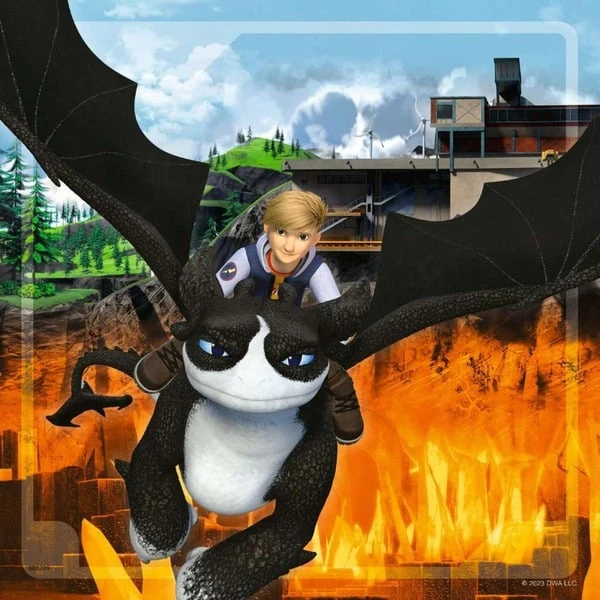 Ravensburger Kinderpuzzle Dragons: Die 9 Welten – Bild 2