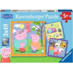 Ravensburger Kinderpuzzle Peppas Familie Und Freunde