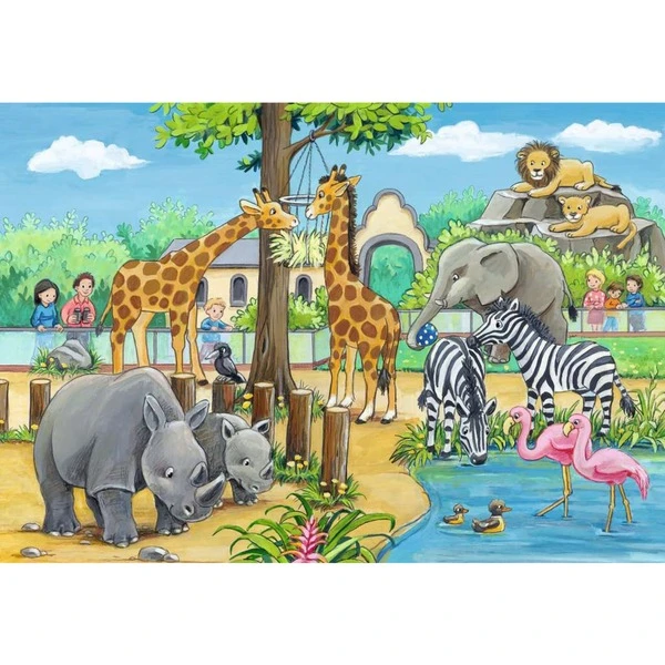 Ravensburger Kinderpuzzle Willkommen Im Zoo – Bild 2