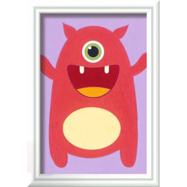 Ravensburger Malen Nach Zahlen - Rotes Monster – Bild 2
