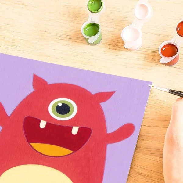 Ravensburger Malen Nach Zahlen - Rotes Monster – Bild 4