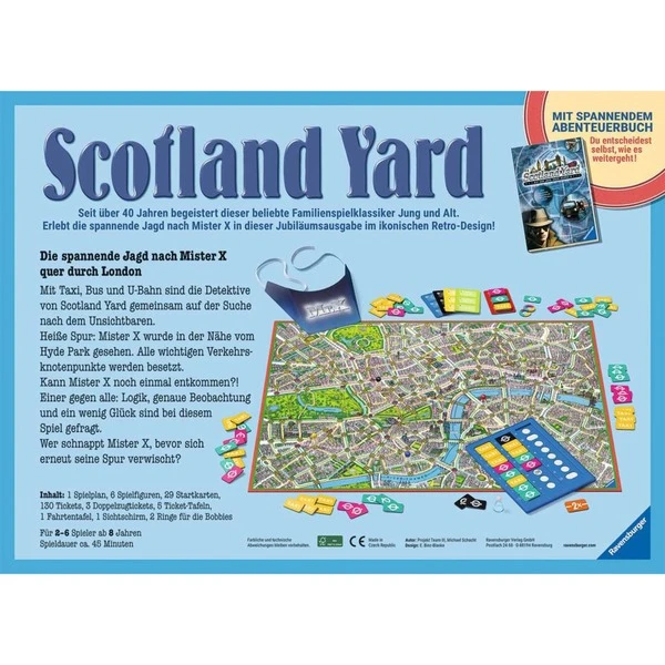 Ravensburger Scotland Yard 40 Jahre Jubiläumsedition, Brettspiel – Bild 5