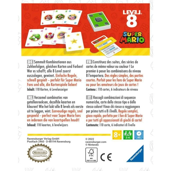 Ravensburger Level 8 Super Mario, Kartenspiel – Bild 3