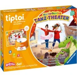 Ravensburger Tiptoi ACTIVE Set Kunterbuntes Tanz-Theater, Brettspiel