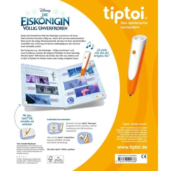 Ravensburger Tiptoi Die Eiskönigin - Völlig Unverfroren, Lernbuch – Bild 2